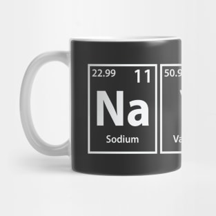 Naval (Na-V-Al) Periodic Elements Spelling Mug